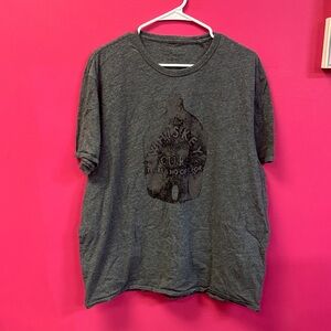 Charcoal Graphic Tee for Men